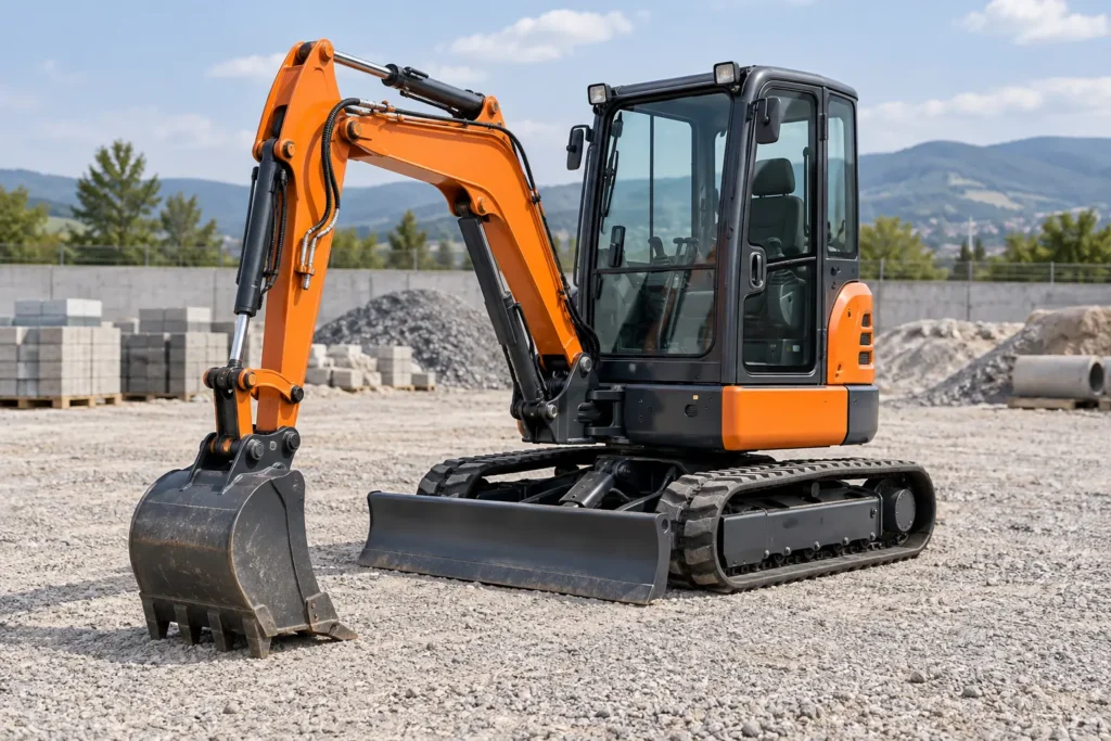 Тестов мини багер 1.5–1.7 t